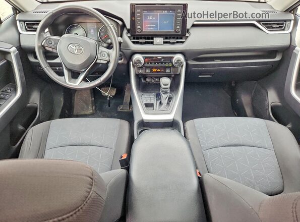 2T3P1RFV8KW041509 2019 TOYOTA RAV4 Black წინა პანელის ხედი