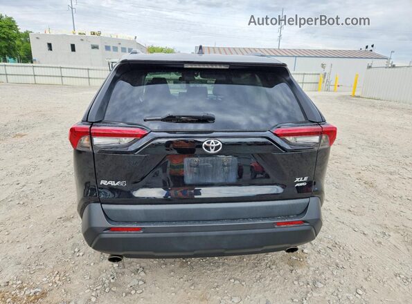 2T3P1RFV8KW041509 2019 TOYOTA RAV4 Black უკანა ხედი