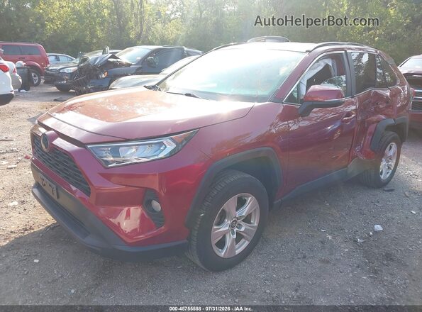 2T3P1RFV8LW126254 2020 TOYOTA RAV4 Красный Передняя левая четверть