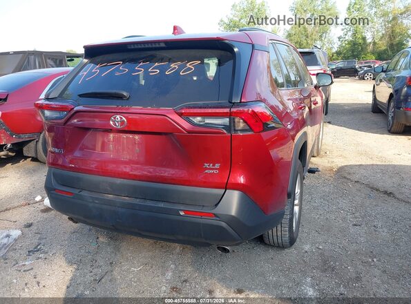 2T3P1RFV8LW126254 2020 TOYOTA RAV4 Красный Задняя правая четверть