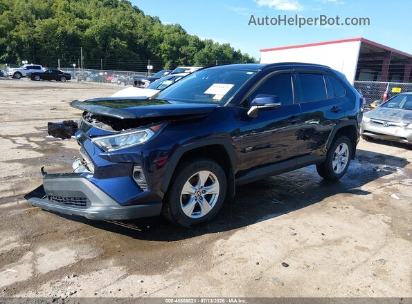 2T3P1RFV8MW196791 2021 TOYOTA RAV4 Dark Blue Vista tres cuartos delantera izquierda