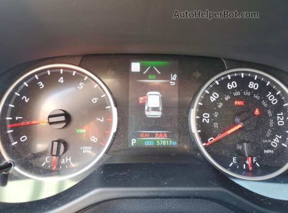 2T3P1RFV8NW268316 2022 TOYOTA RAV4 Silver ხელსაწყოთა პანელის ხედი
