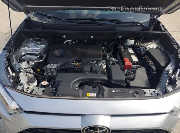 2T3P1RFV8NW268316 2022 TOYOTA RAV4 Silver ძრავის განყოფილების ხედი
