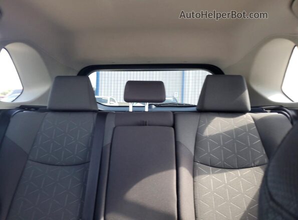 2T3P1RFV8NW268316 2022 TOYOTA RAV4 Silver უკანა სავარძლების ხედი