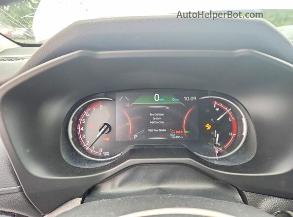 2T3P1RFV8PW389849 2023 TOYOTA RAV4 White Вид щитка приладів