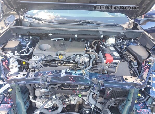 2T3P1RFV8SW505754 2025 TOYOTA RAV4 Blue Vista del compartimento del motor