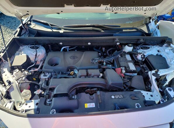 2T3P1RFV8SW577456 2025 TOYOTA RAV4 White ძრავის განყოფილების ხედი