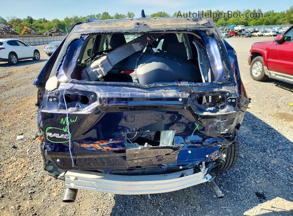 2T3P1RFV9KW008549 2019 TOYOTA RAV4 Blue უკანა ხედი