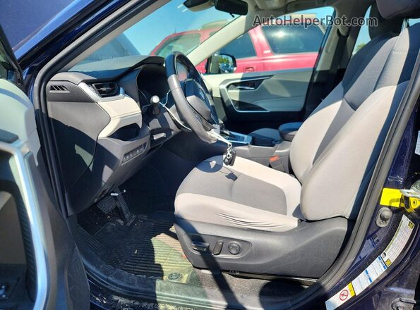 2T3P1RFV9KW008549 2019 TOYOTA RAV4 Blue წინა სალონის ხედი