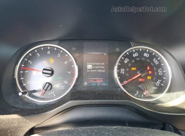 2T3P1RFV9KW058156 2019 TOYOTA RAV4 Silver ხელსაწყოთა პანელის ხედი