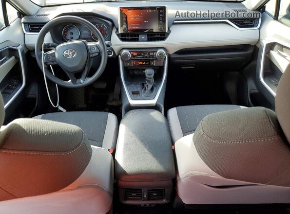 2T3P1RFV9KW070341 2019 TOYOTA RAV4 Gray Widok deski rozdzielczej