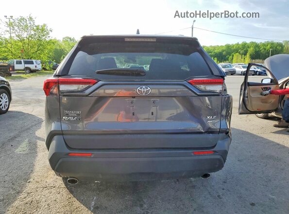2T3P1RFV9KW070341 2019 TOYOTA RAV4 Gray Widok z tyłu