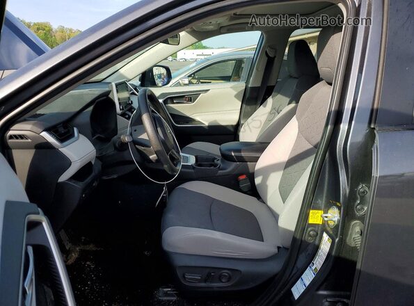 2T3P1RFV9KW070341 2019 TOYOTA RAV4 Gray Widok wnętrza z przodu