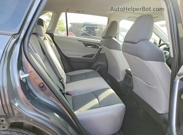 2T3P1RFV9KW070341 2019 TOYOTA RAV4 Gray Widok wnętrza z tyłu