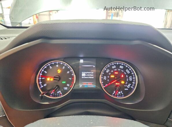 2T3P1RFV9MC190273 2021 TOYOTA RAV4 Gray Instrument cluster view