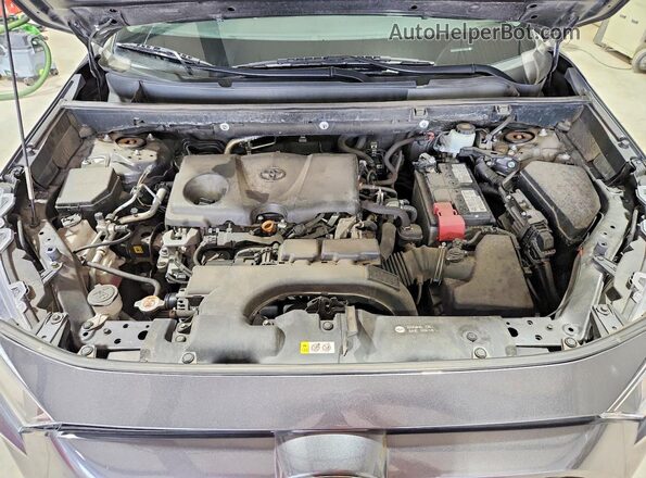 2T3P1RFV9MC190273 2021 TOYOTA RAV4 Gray Engine compartment view
