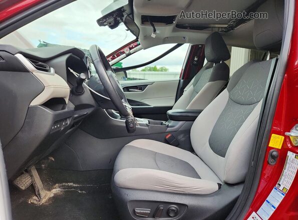 2T3P1RFV9MW165808 2021 TOYOTA RAV4 Red Вид салону спереду