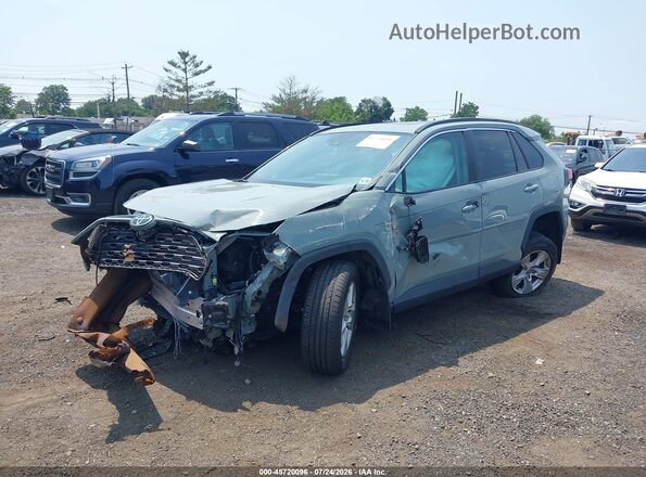 2T3P1RFV9MW205014 2021 TOYOTA RAV4 Gray წინა მარცხენა ხედი სამი მეოთხედიდან