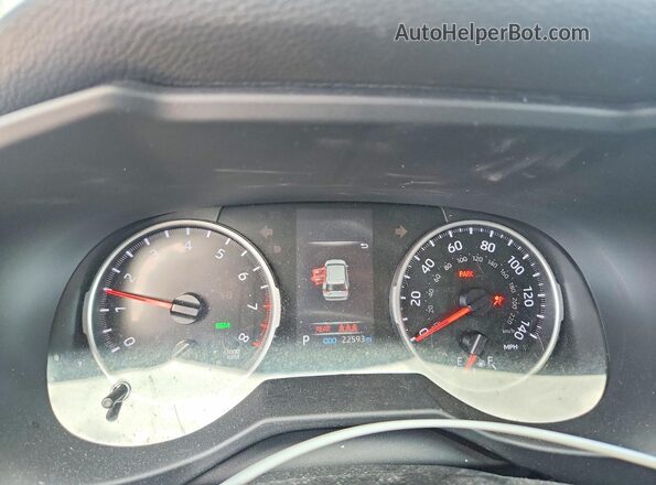2T3P1RFV9NC304712 2022 TOYOTA RAV4 Gray Սարքավորումների վահանակի տեսք