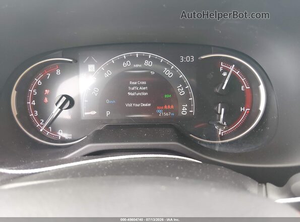2T3P1RFV9SC505733 2025 TOYOTA RAV4 White Vista de los asientos traseros