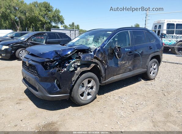 2T3P1RFV9SW527553 2025 TOYOTA RAV4 Blue წინა მარცხენა ხედი სამი მეოთხედიდან