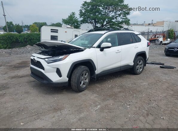 2T3P1RFV9SW609122 2025 TOYOTA RAV4 White Առջևի ձախ երեք քառորդ տեսարան