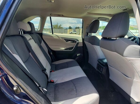 2T3P1RFVXKC032862 2019 TOYOTA RAV4 Blue Rear interior view