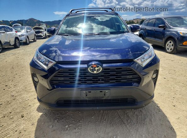 2T3P1RFVXKC032862 2019 TOYOTA RAV4 Blue Front view