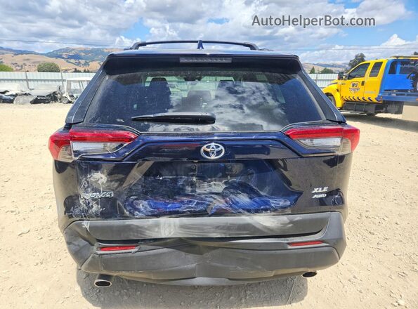 2T3P1RFVXKC032862 2019 TOYOTA RAV4 Blue Rear view