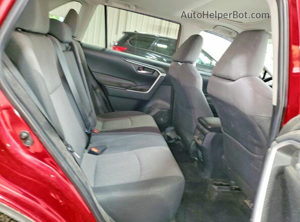 2T3P1RFVXKC039326 2019 TOYOTA RAV4 Red უკანა სალონის ხედი
