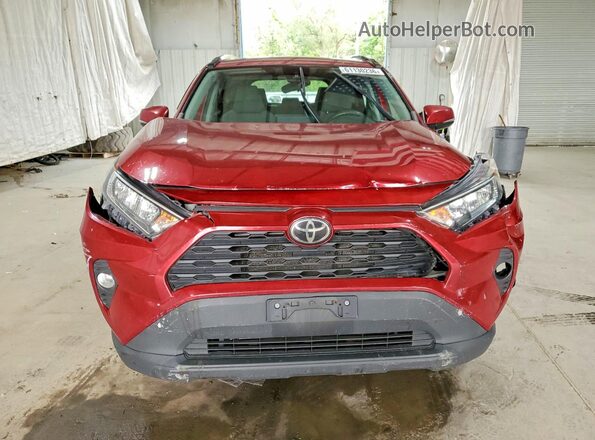 2T3P1RFVXKC039326 2019 TOYOTA RAV4 Red წინა ხედი