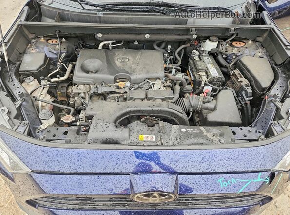 2T3P1RFVXLW107737 2020 TOYOTA RAV4 Blue Vista del compartimento del motor