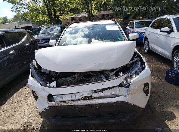 2T3P1RFVXLW130001 2020 TOYOTA RAV4 White Widok zestawu wskaźników