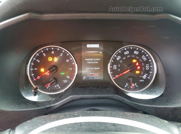 2T3P1RFVXMC152244 2021 TOYOTA RAV4 White Widok zestawu wskaźników