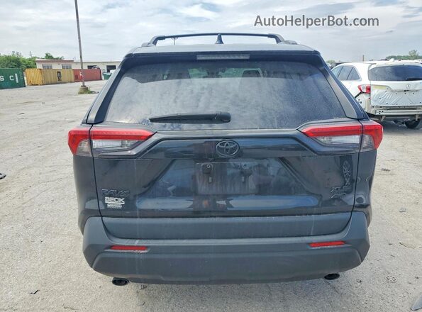 2T3P1RFVXNC274538 2022 TOYOTA RAV4 Black Вид ззаду