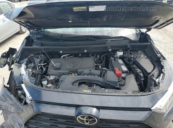 2T3P1RFVXNC274538 2022 TOYOTA RAV4 Black Вид підкапотного простору
