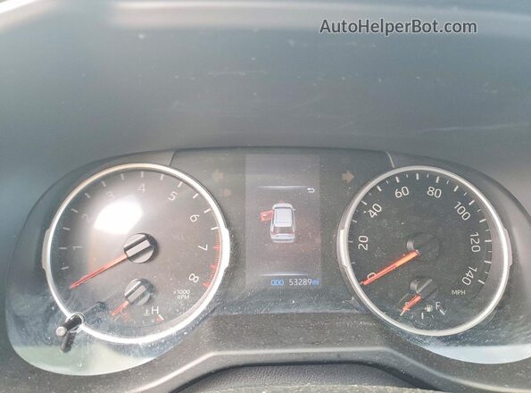 2T3P1RFVXNC274538 2022 TOYOTA RAV4 Black Вид щитка приладів