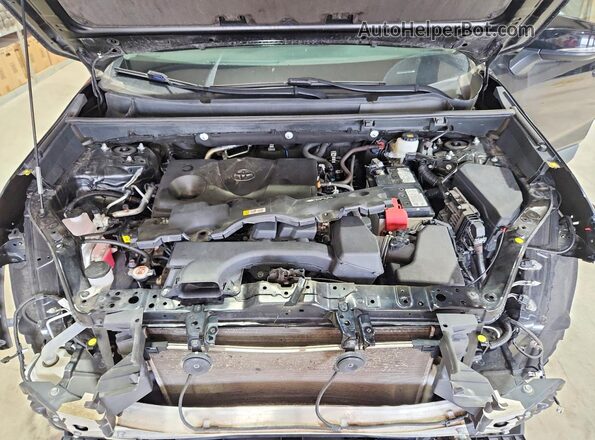 2T3P1RFVXNC279884 2022 TOYOTA RAV4 Black Vista del compartimento del motor