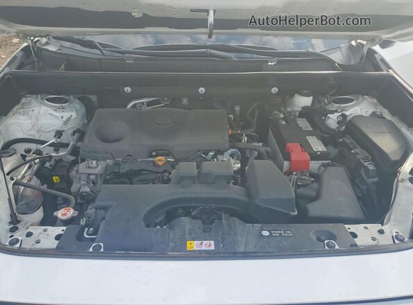 2T3P1RFVXNC284812 2022 TOYOTA RAV4 White Вид підкапотного простору