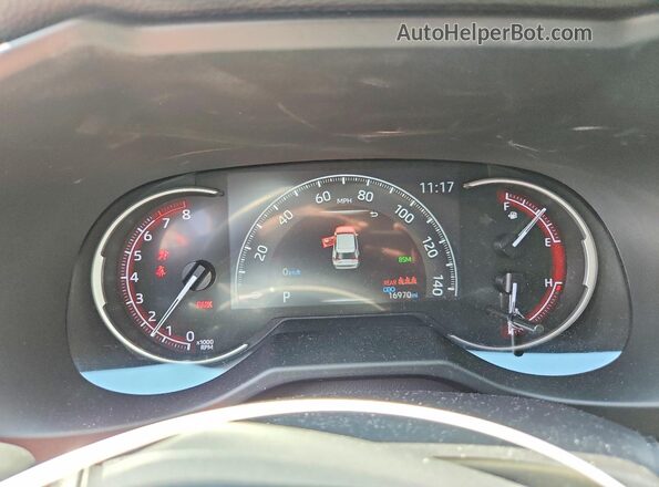 2T3P1RFVXRW425575 2024 TOYOTA RAV4 Silver ხელსაწყოთა პანელის ხედი