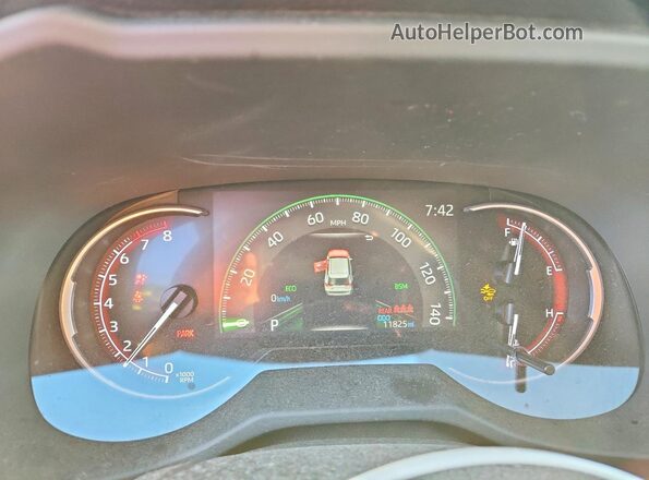 2T3P1RFVXSC497044 2025 TOYOTA RAV4 Gray Вид щитка приладів