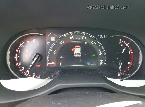2T3P1RFVXSC546310 2025 TOYOTA RAV4 Gray Vista del cuadro de instrumentos