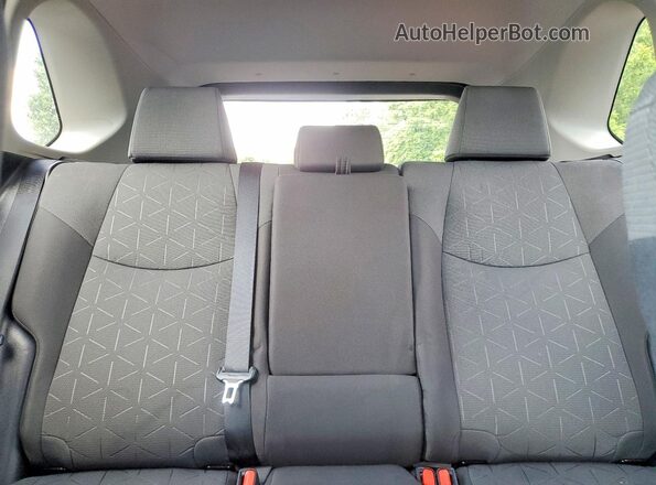 2T3R1RFV0LC119700 2020 TOYOTA RAV4 Gray Вид задніх сидінь