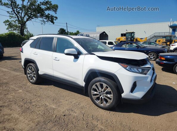 2T3R1RFV1KC045766 2019 TOYOTA RAV4 White Delantero derecho