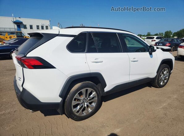 2T3R1RFV1KC045766 2019 TOYOTA RAV4 White Trasero derecho