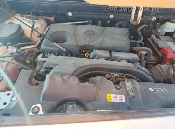 2T3R1RFV1KC045766 2019 TOYOTA RAV4 White Vista interior trasera