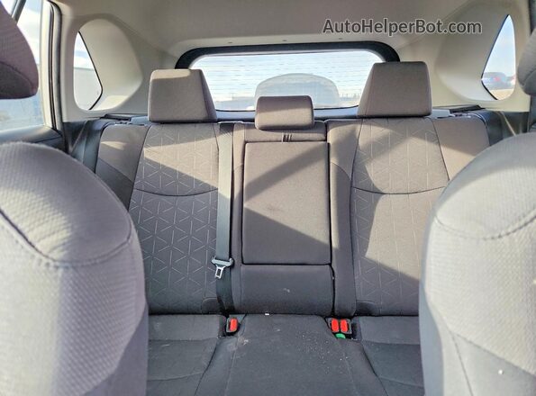 2T3R1RFV4KC049259 2019 TOYOTA RAV4 Silver უკანა სავარძლების ხედი