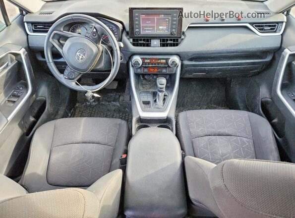 2T3R1RFV4KC049259 2019 TOYOTA RAV4 Silver წინა პანელის ხედი