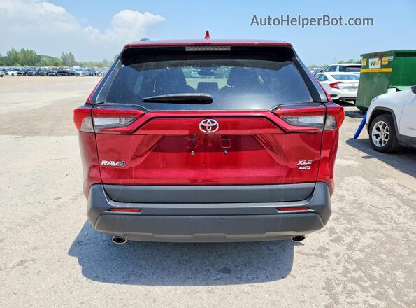 2T3R1RFV5MW169668 2021 TOYOTA RAV4 Red უკანა ხედი