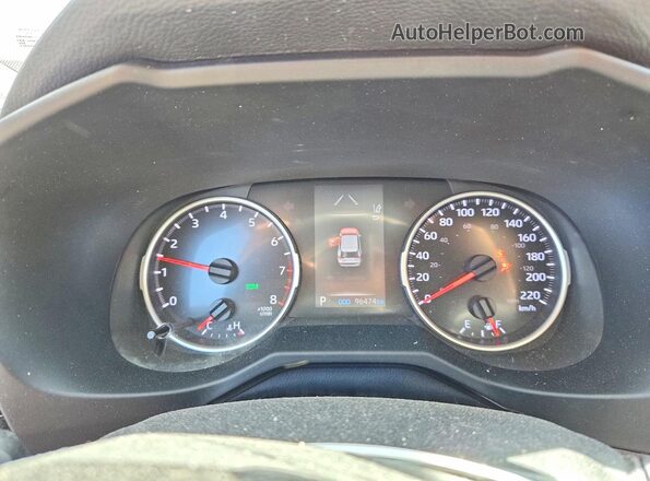 2T3R1RFV5MW169668 2021 TOYOTA RAV4 Red ხელსაწყოთა პანელის ხედი